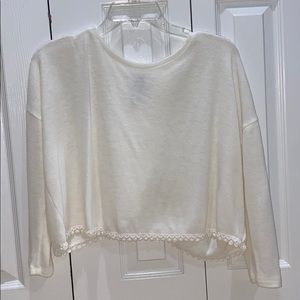 White Long Sleeve Top
